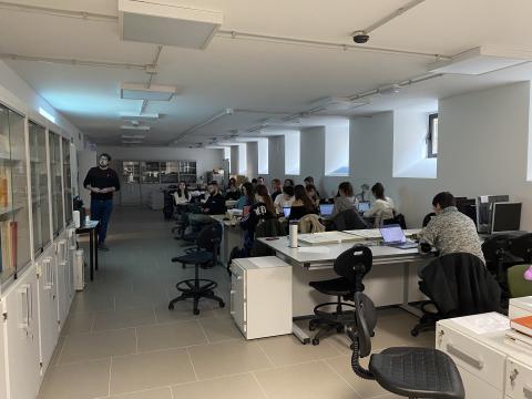 Vista del laboratorio